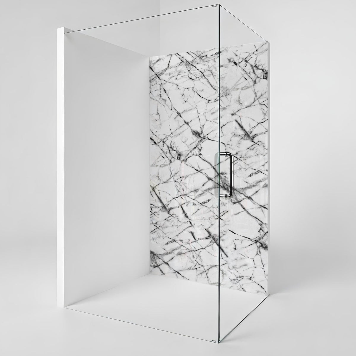 Duschrückwand Marmoroptik