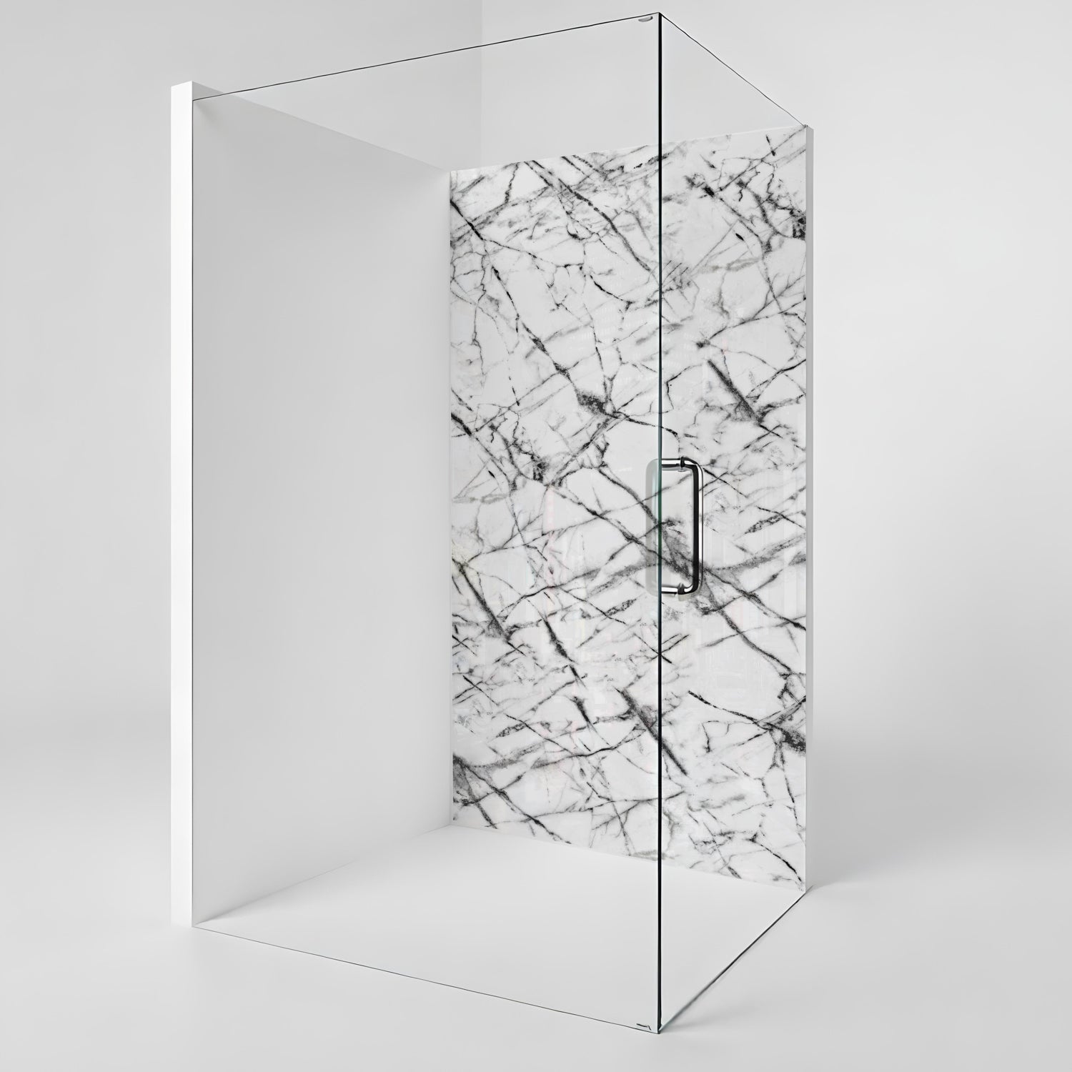 Duschrückwand Marmoroptik