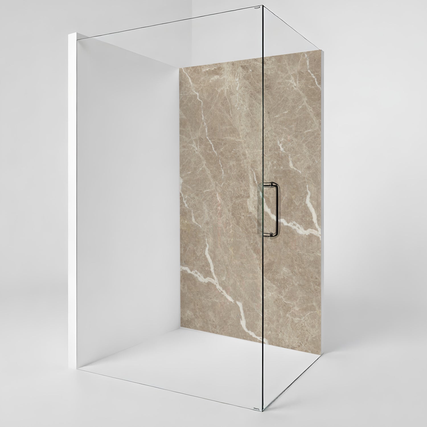 Duschrückwand Marmoroptik