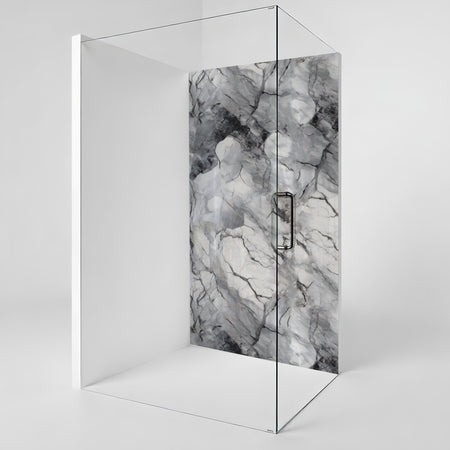 Duschrückwand Marmoroptik