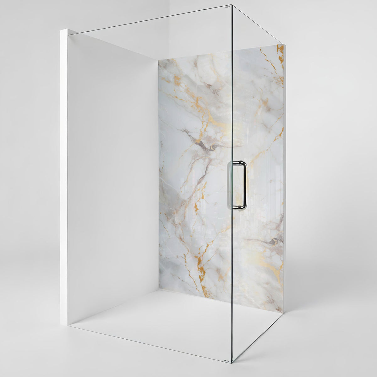 Duschrückwand Marmoroptik