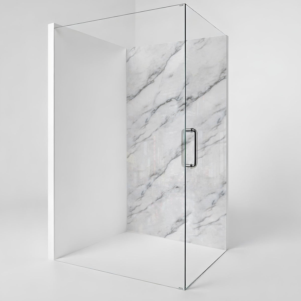 Duschrückwand Marmoroptik