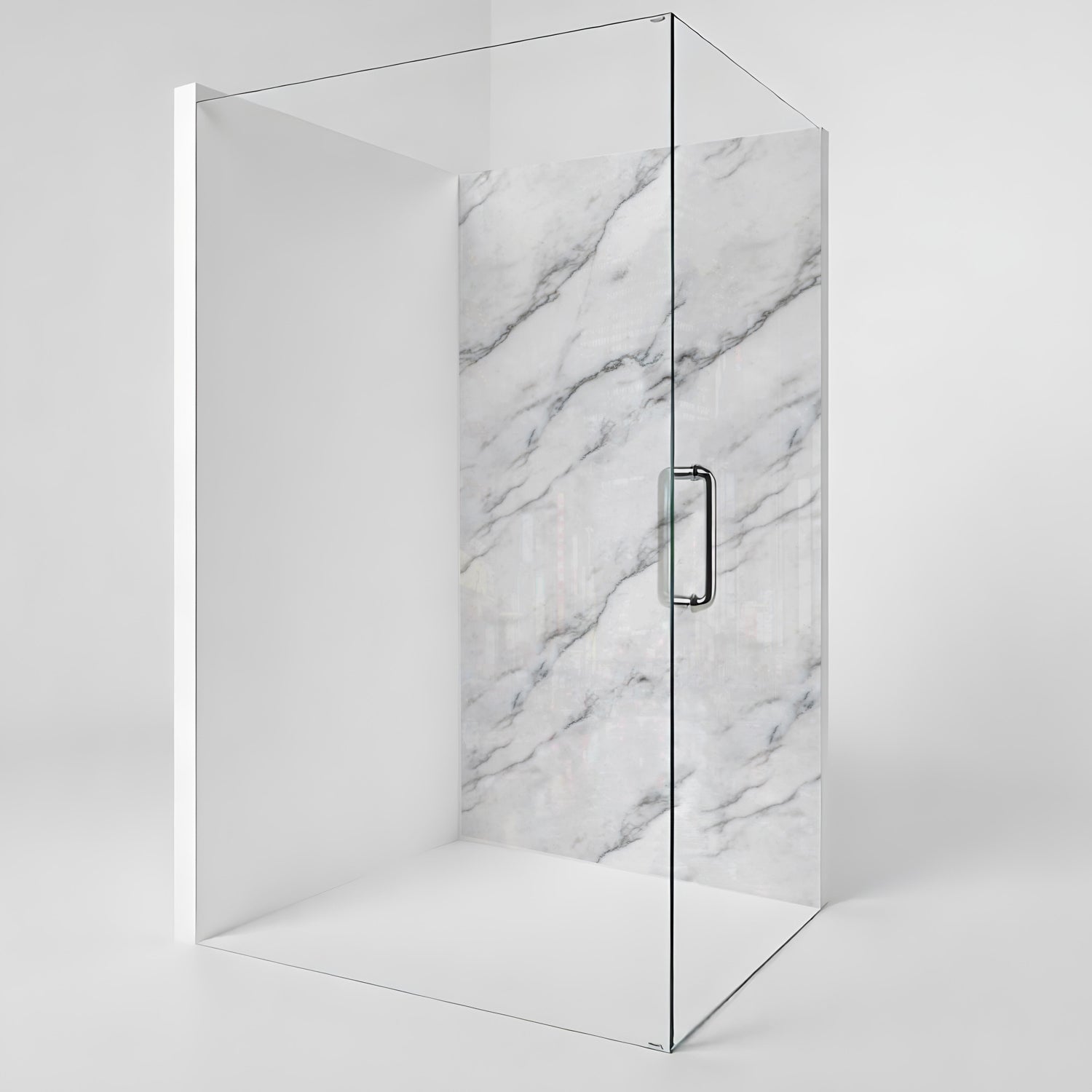 Duschrückwand Marmoroptik