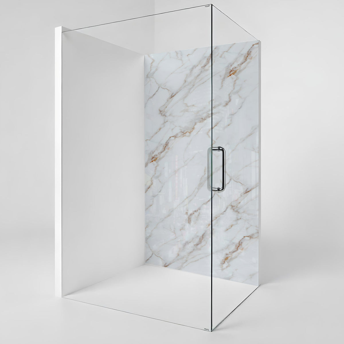 Duschrückwand Marmoroptik