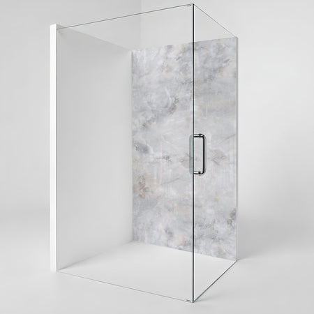 Duschrückwand Marmoroptik