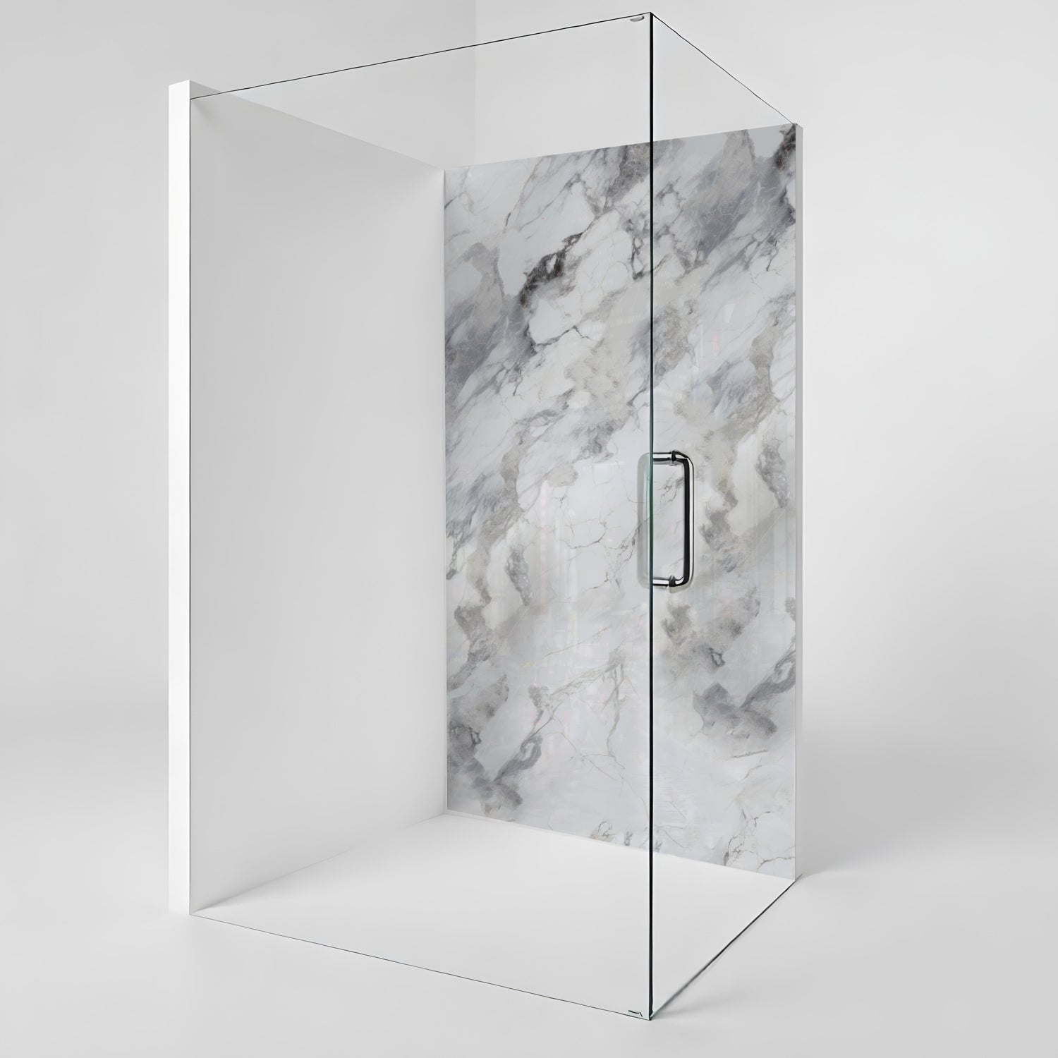 Duschrückwand Marmoroptik