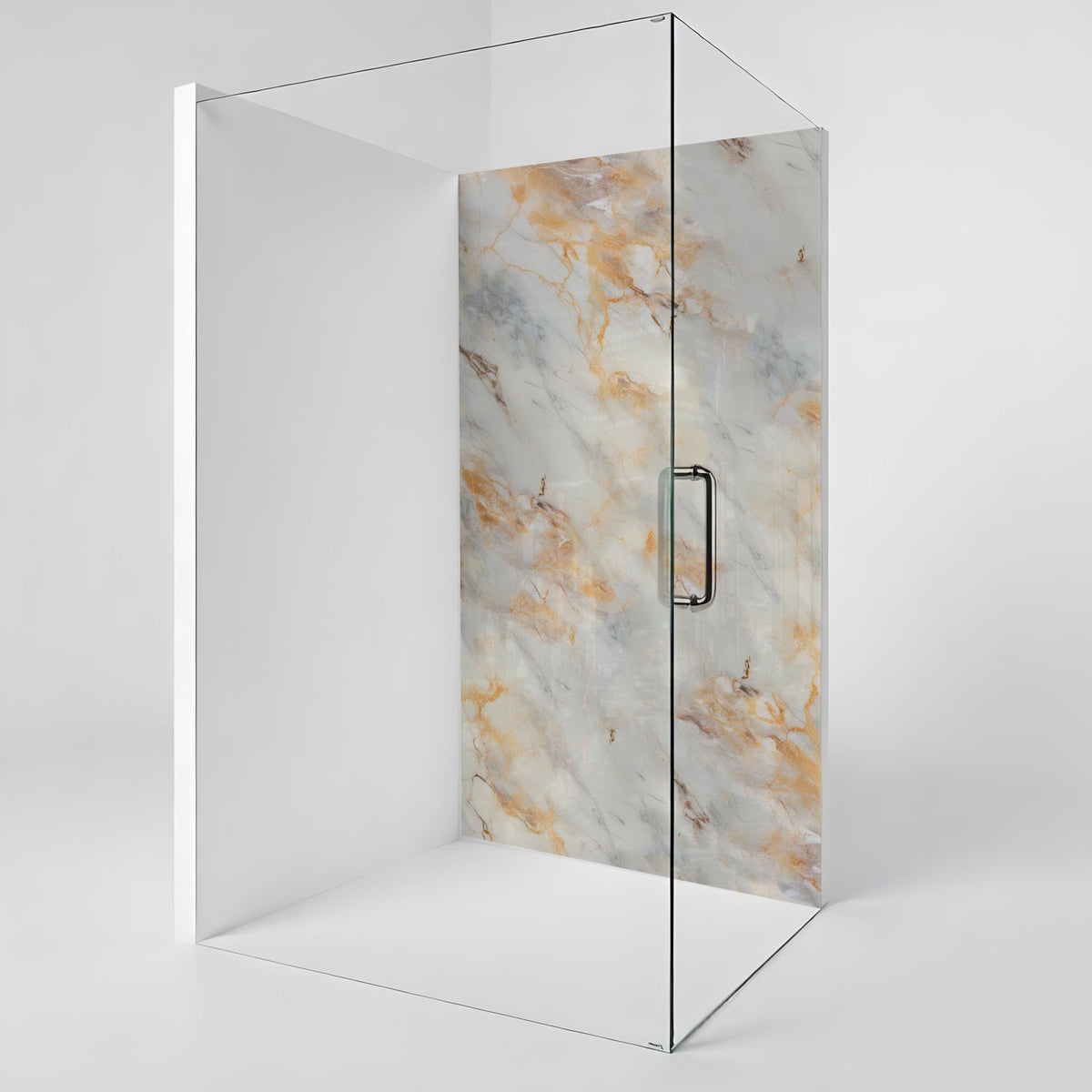 Duschrückwand Marmoroptik