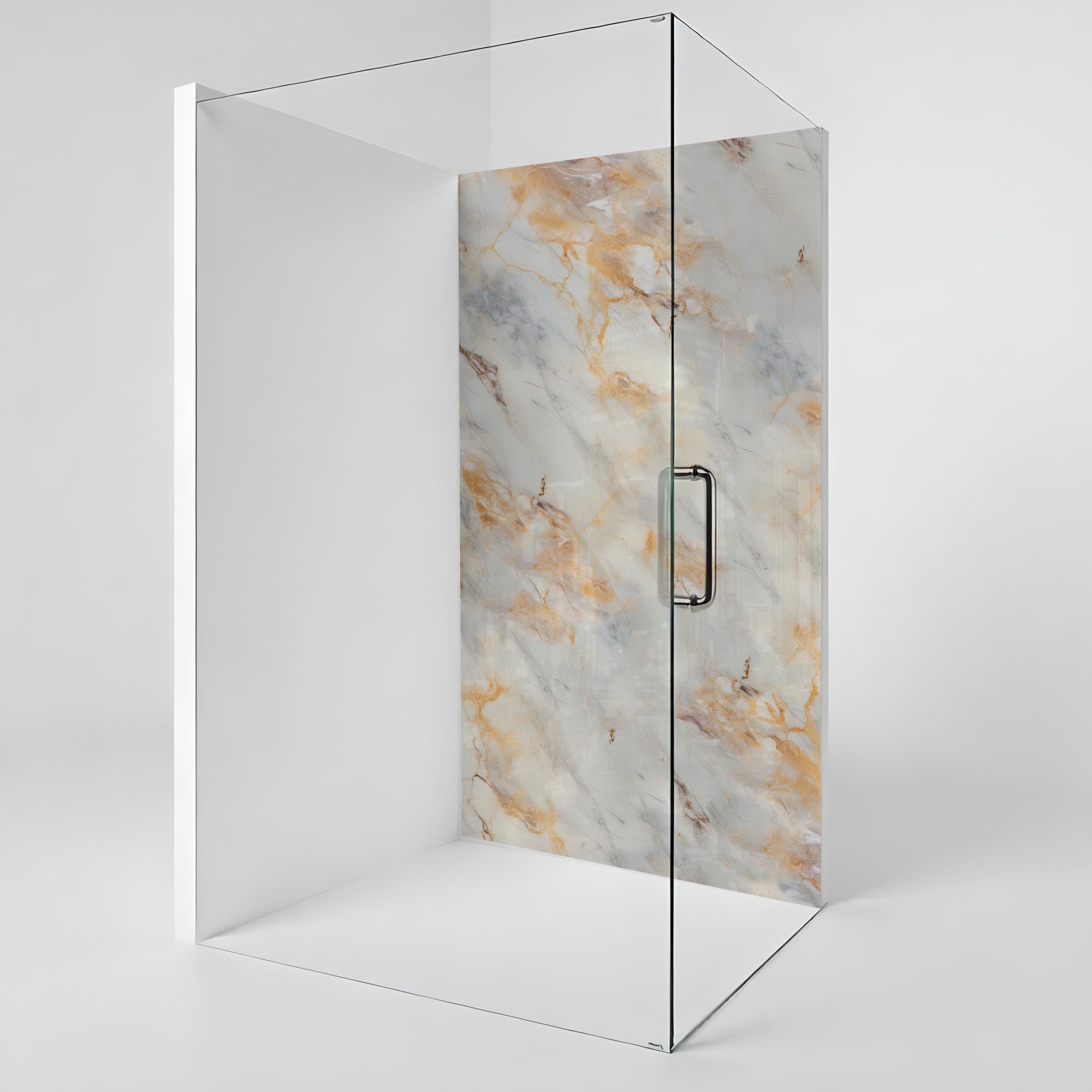 Duschrückwand Marmoroptik