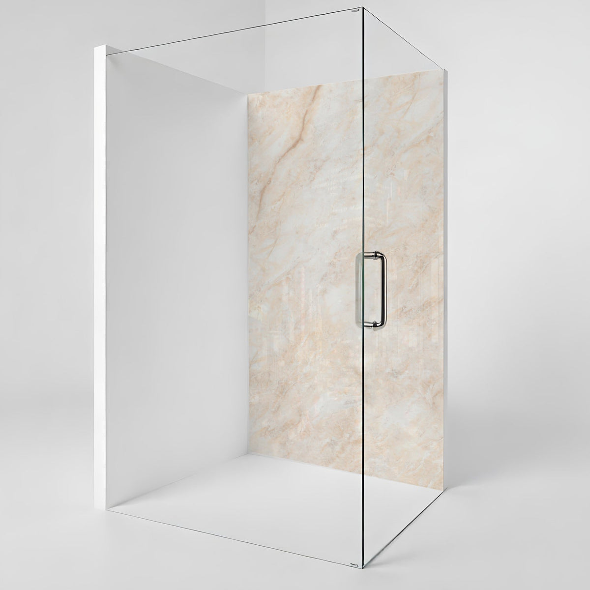 Duschrückwand Marmoroptik