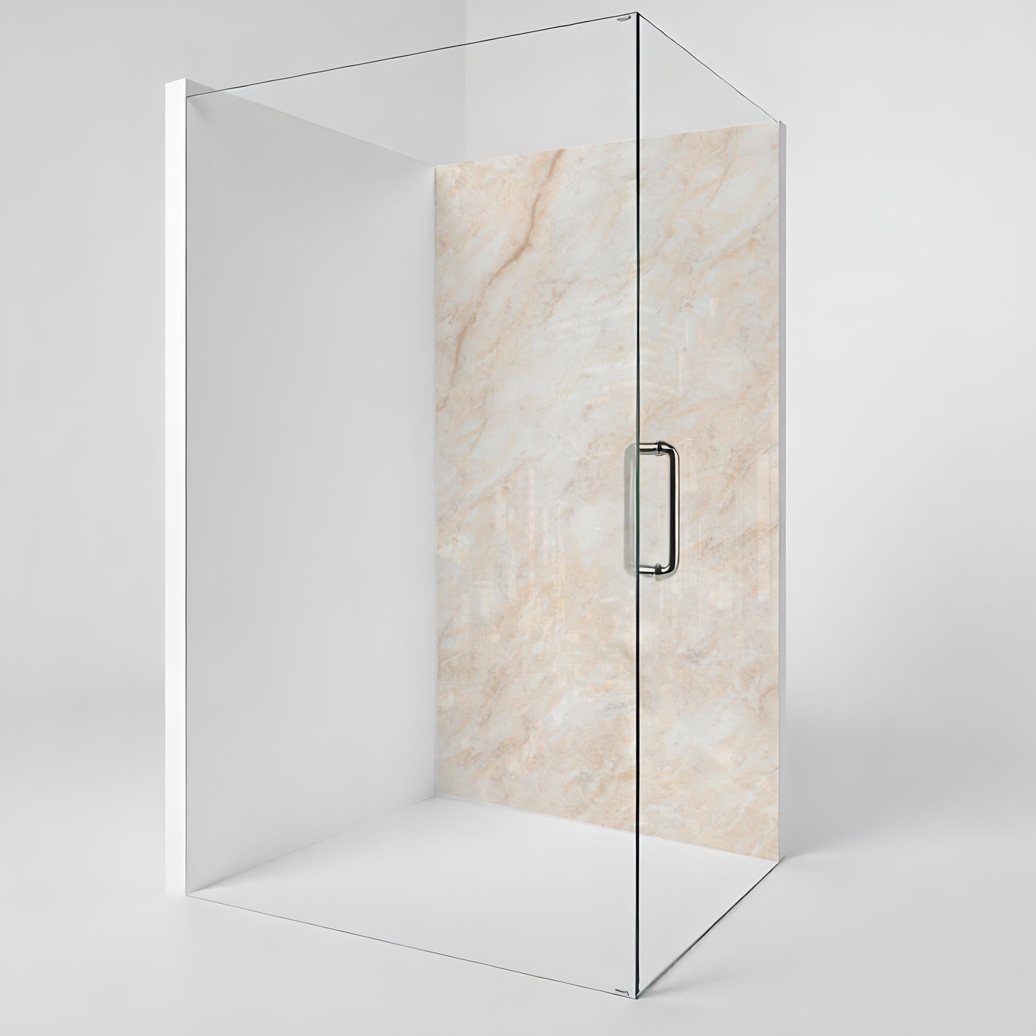 Duschrückwand Marmoroptik