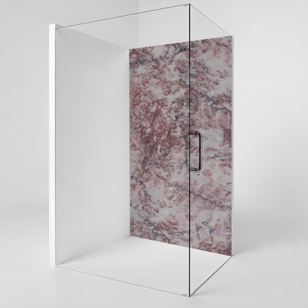 Duschrückwand Marmoroptik