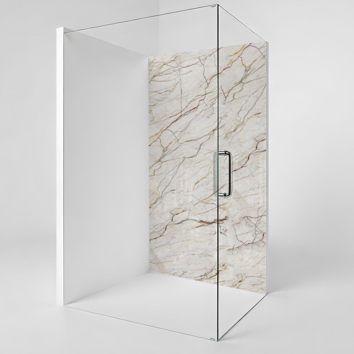 Duschrückwand Marmoroptik