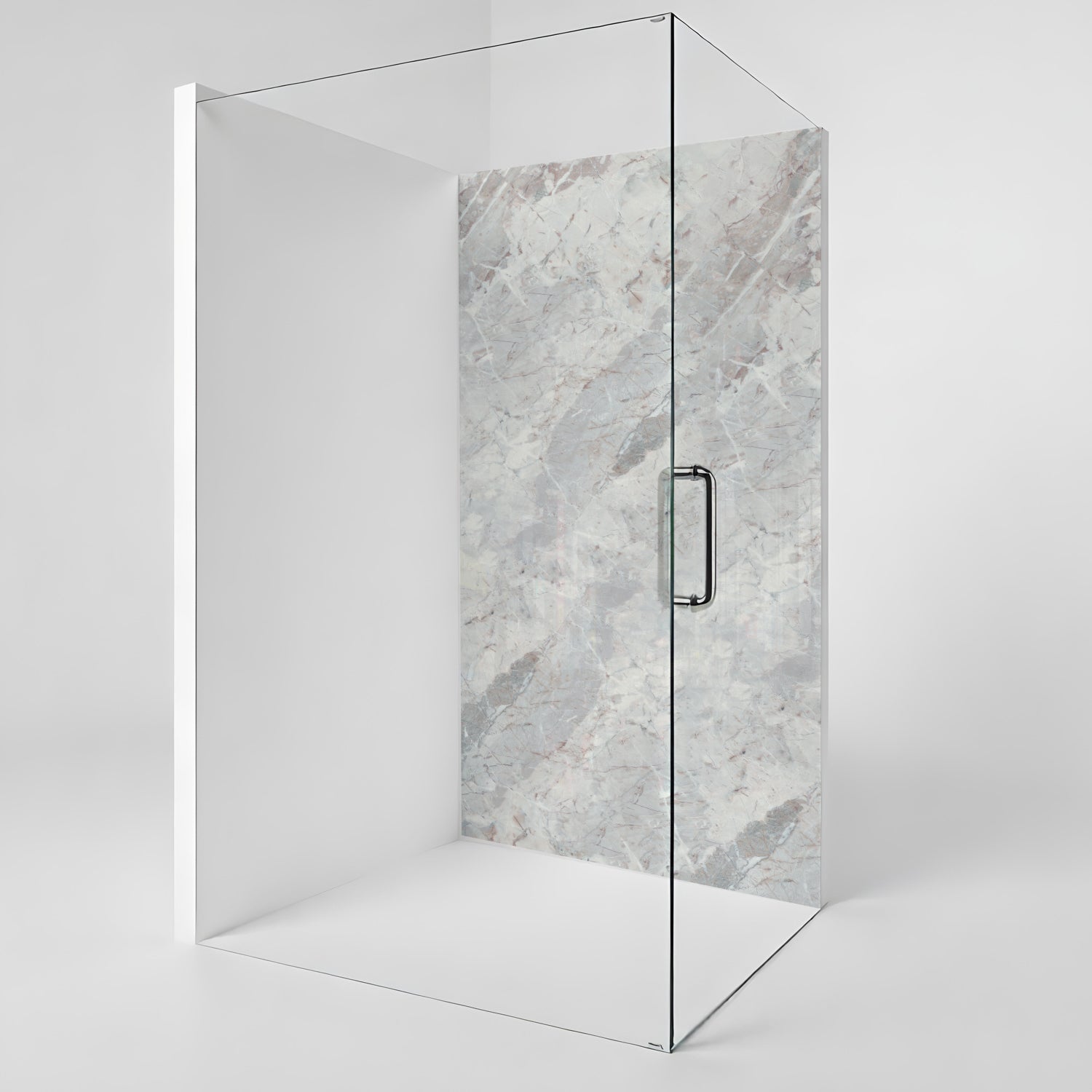 Duschrückwand Marmoroptik