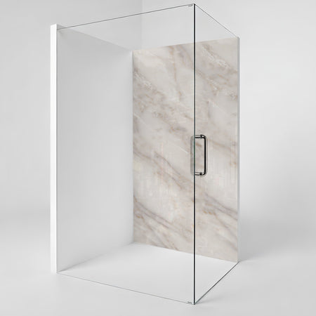 Duschrückwand Marmoroptik