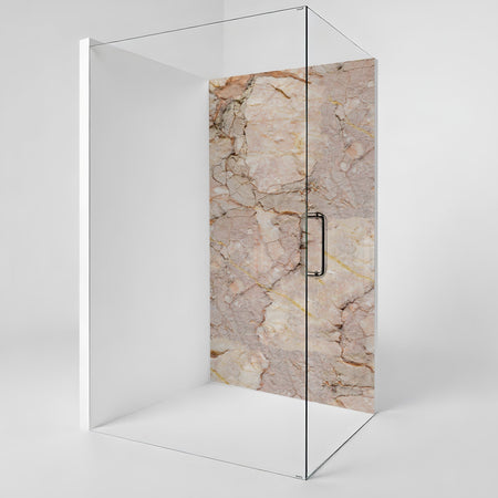 Duschrückwand Marmoroptik