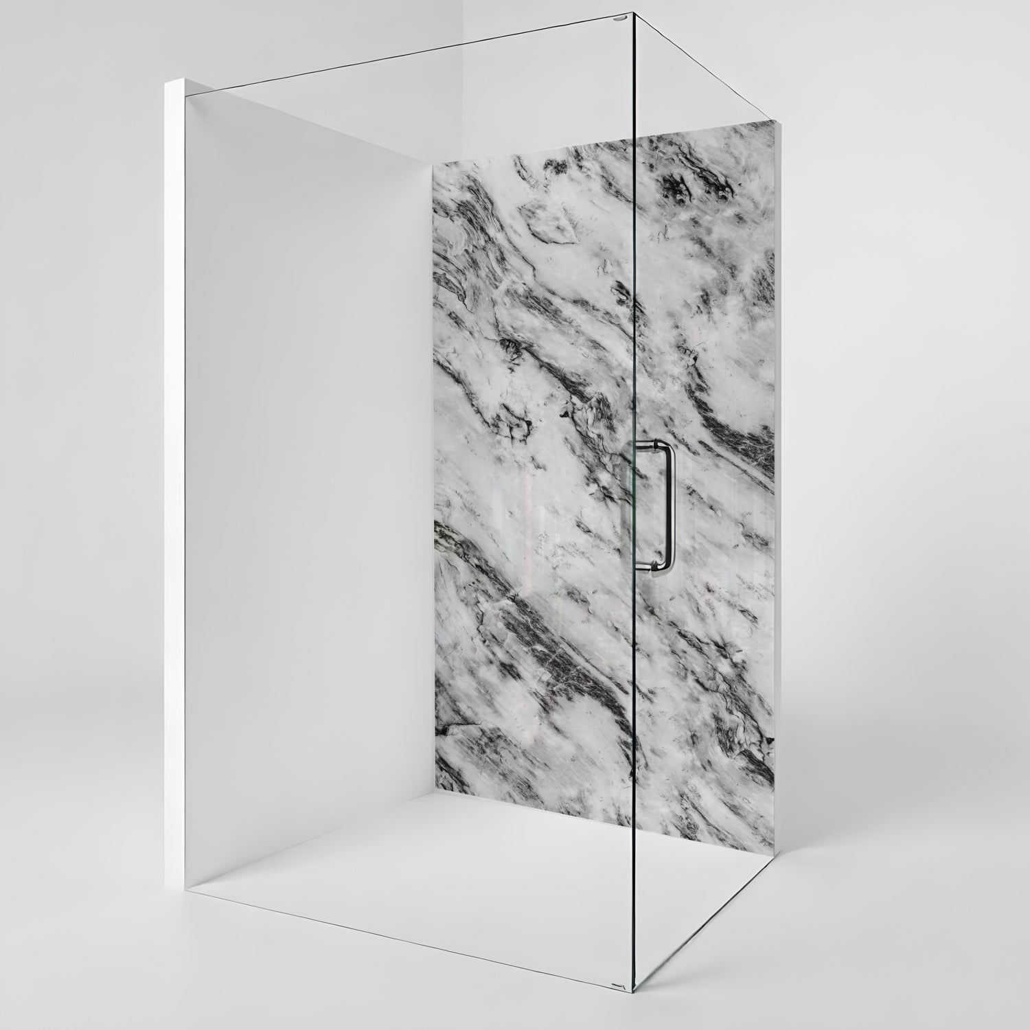Duschrückwand Marmoroptik
