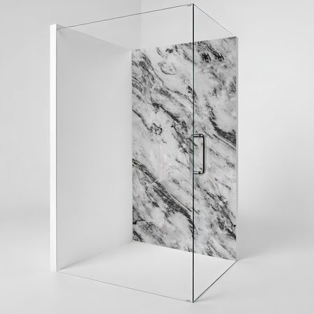 Duschrückwand Marmoroptik
