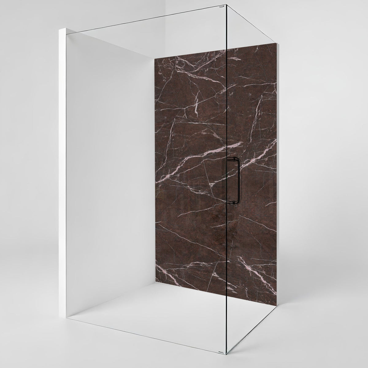 Duschrückwand Marmoroptik