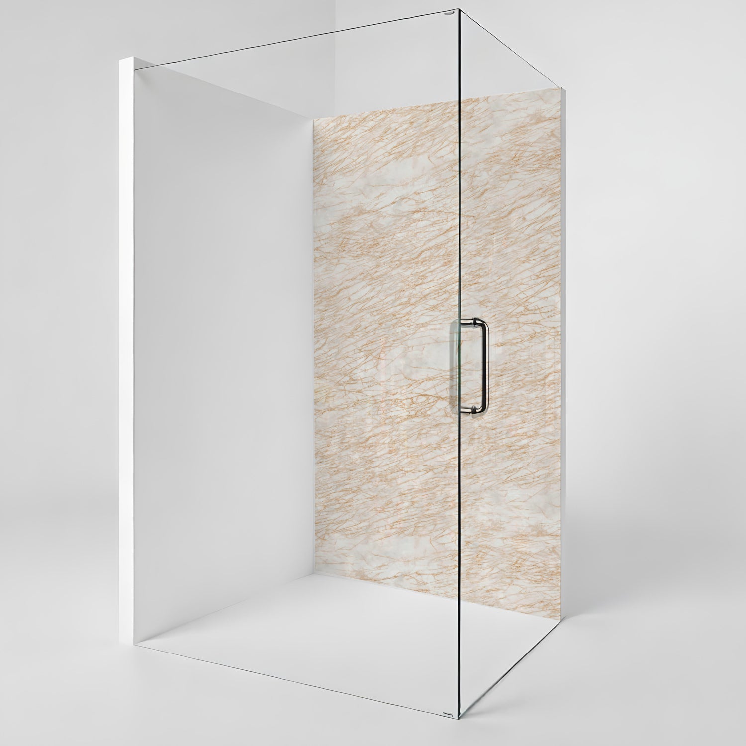 Duschrückwand Marmoroptik