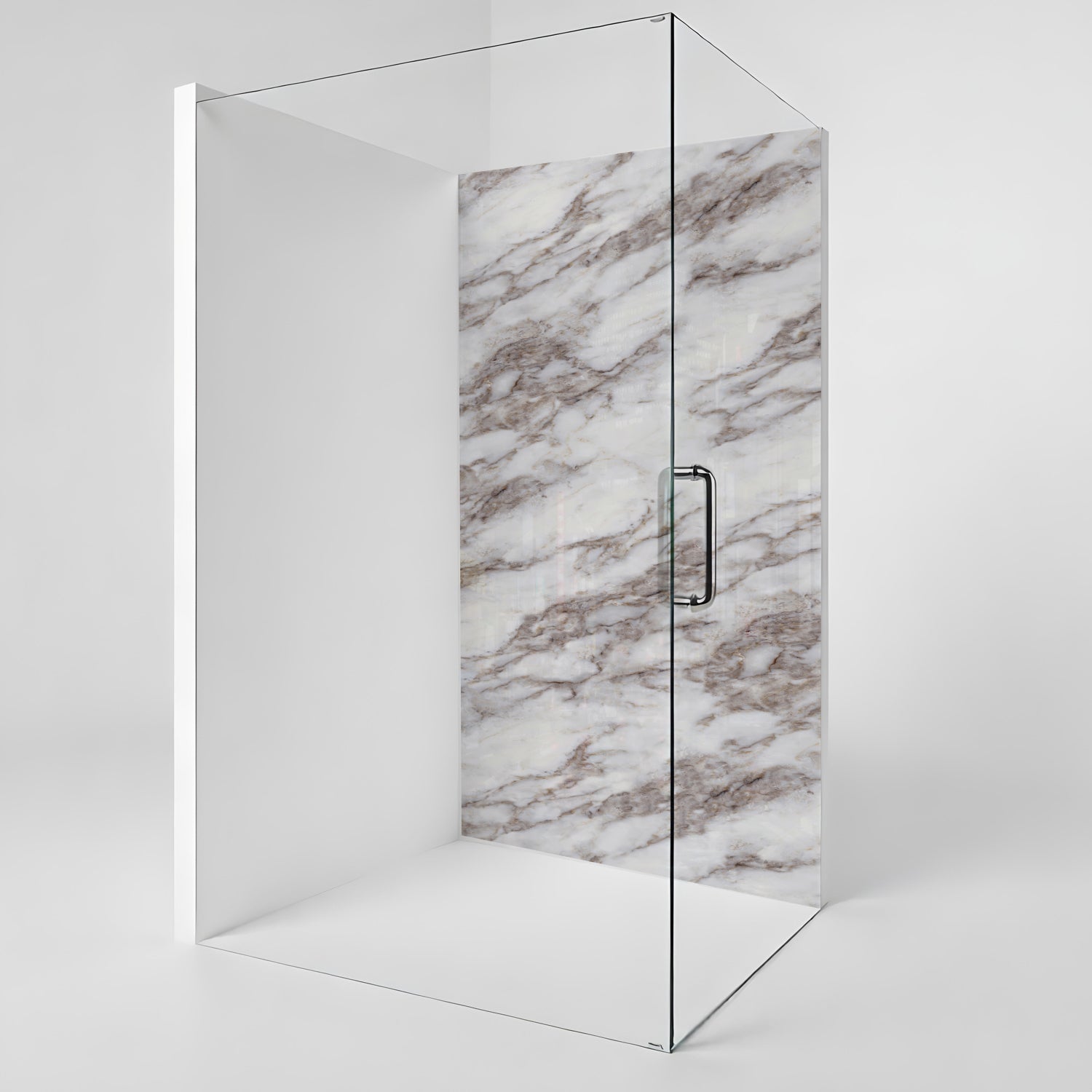 Duschrückwand Marmoroptik