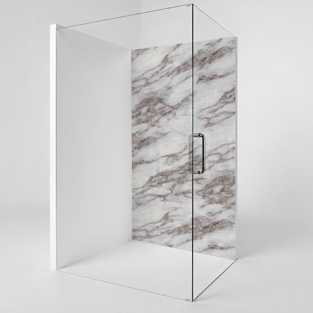 Duschrückwand Marmoroptik