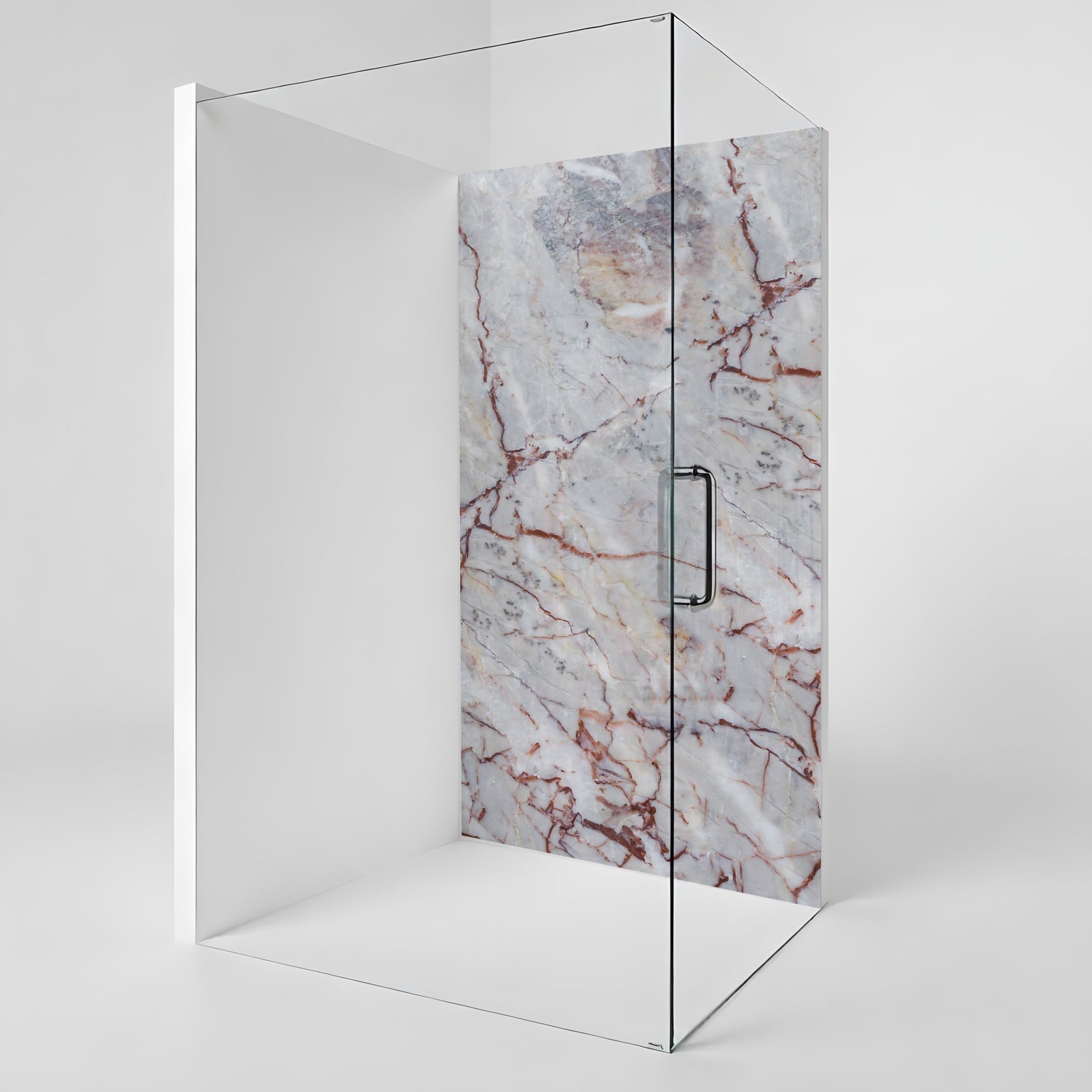 Duschrückwand Marmoroptik