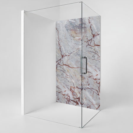 Duschrückwand Marmoroptik