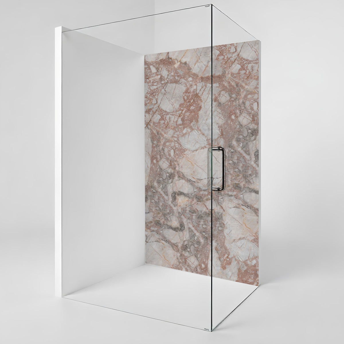 Duschrückwand Marmoroptik