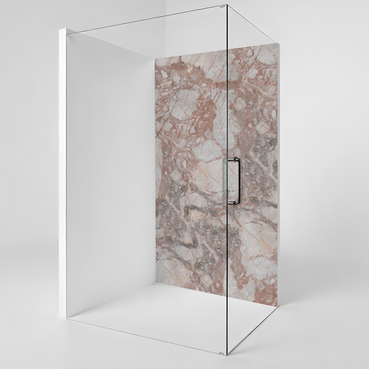 Duschrückwand Marmoroptik