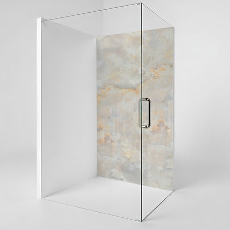 Duschrückwand Marmoroptik