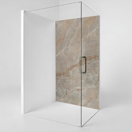 Duschrückwand Marmoroptik