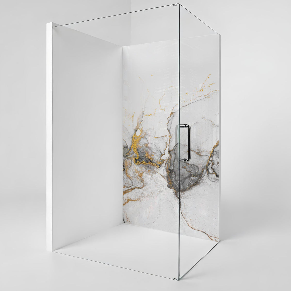Duschrückwand Marmoroptik