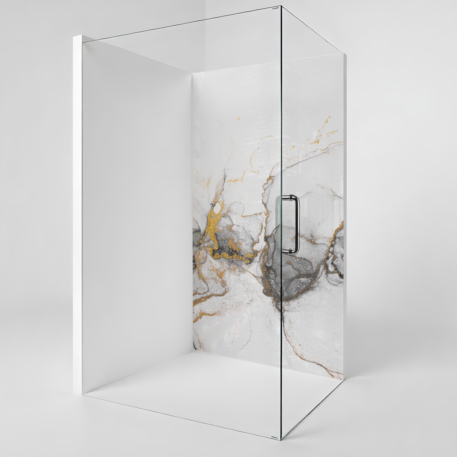 Duschrückwand Marmoroptik