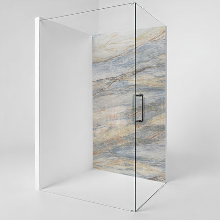 Duschrückwand Marmoroptik