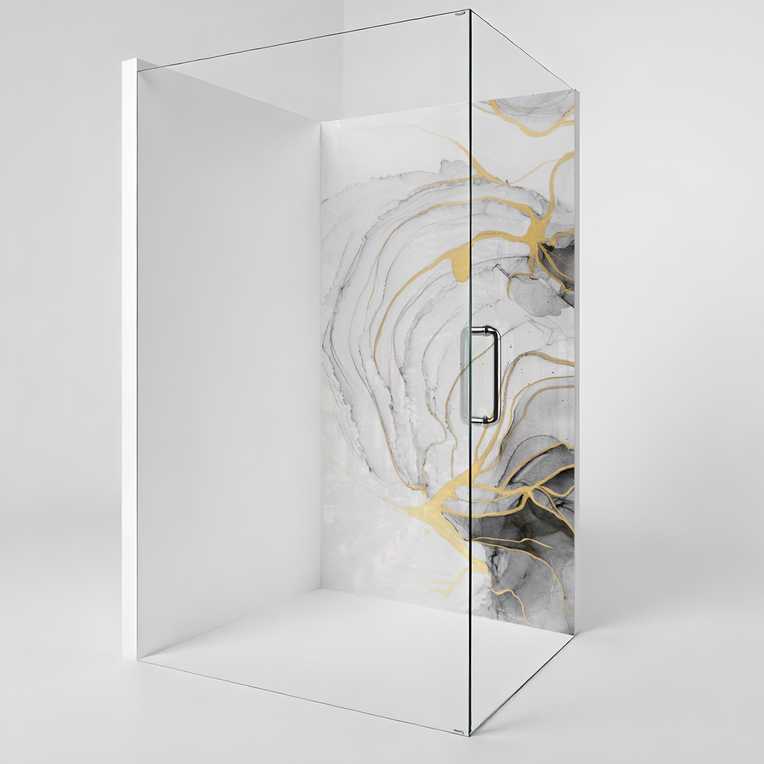 Duschrückwand Marmoroptik