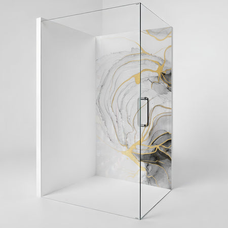 Duschrückwand Marmoroptik