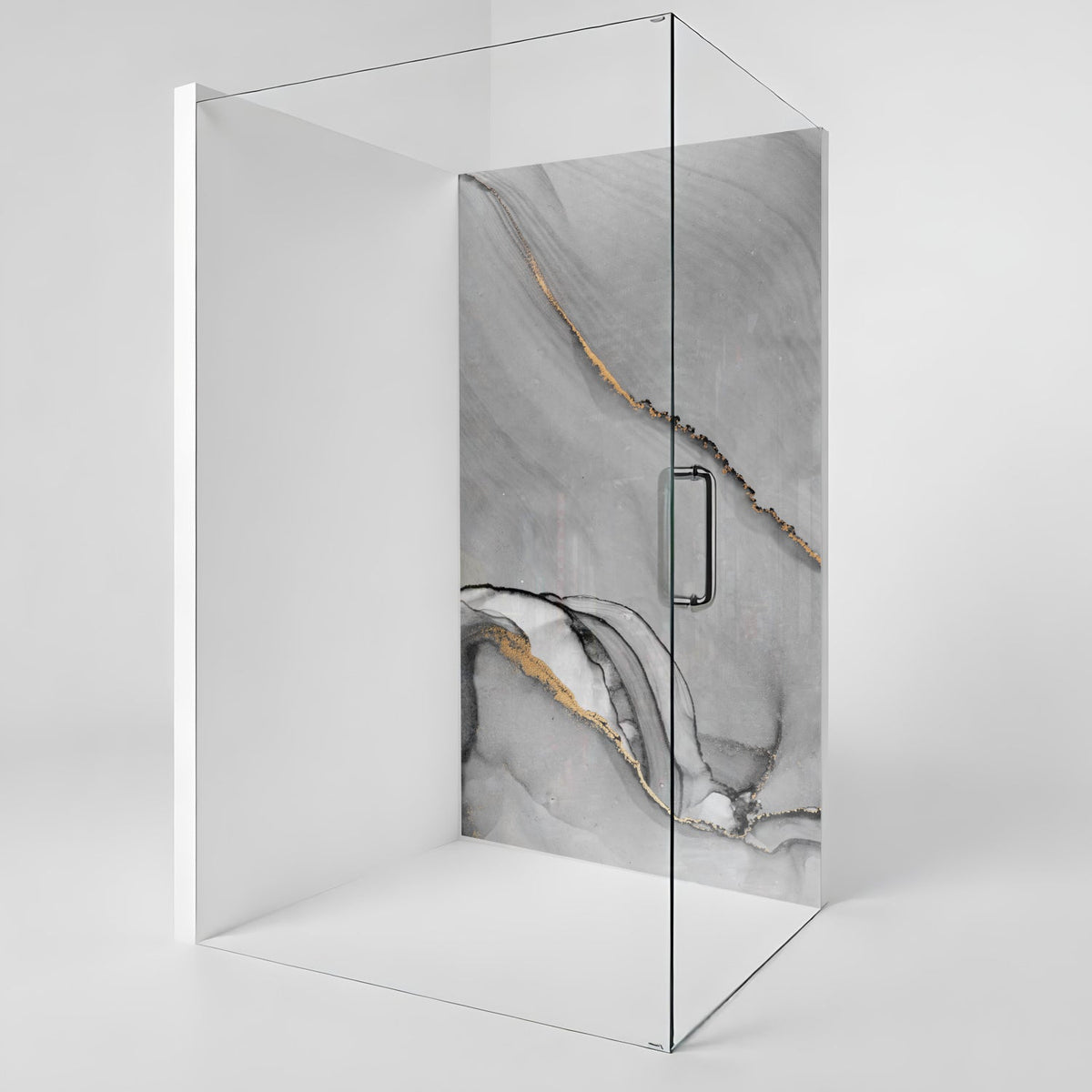 Duschrückwand Marmoroptik