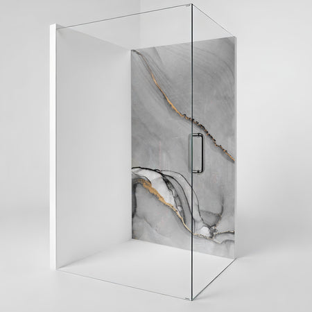 Duschrückwand Marmoroptik