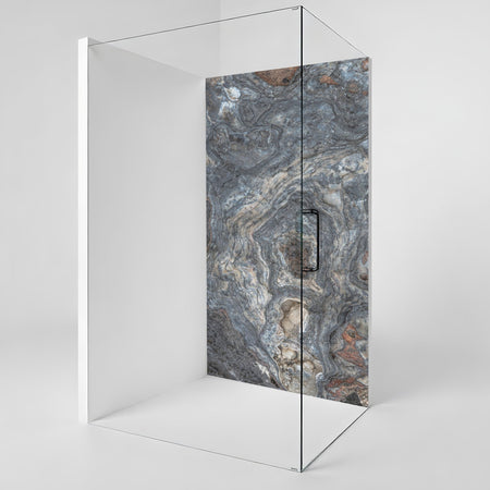 Duschrückwand Marmoroptik