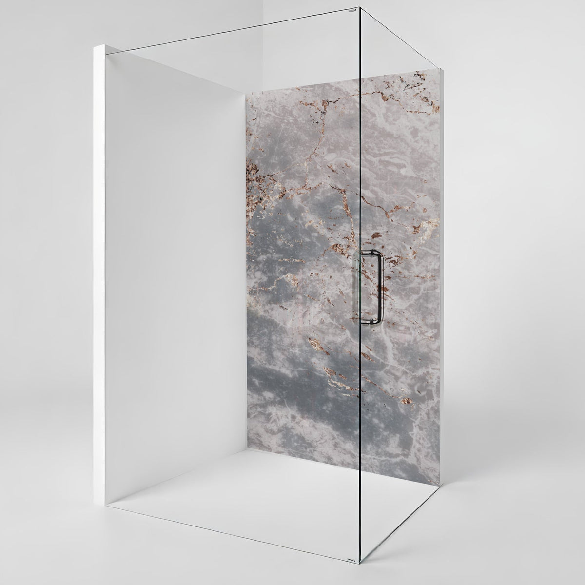 Duschrückwand Marmoroptik