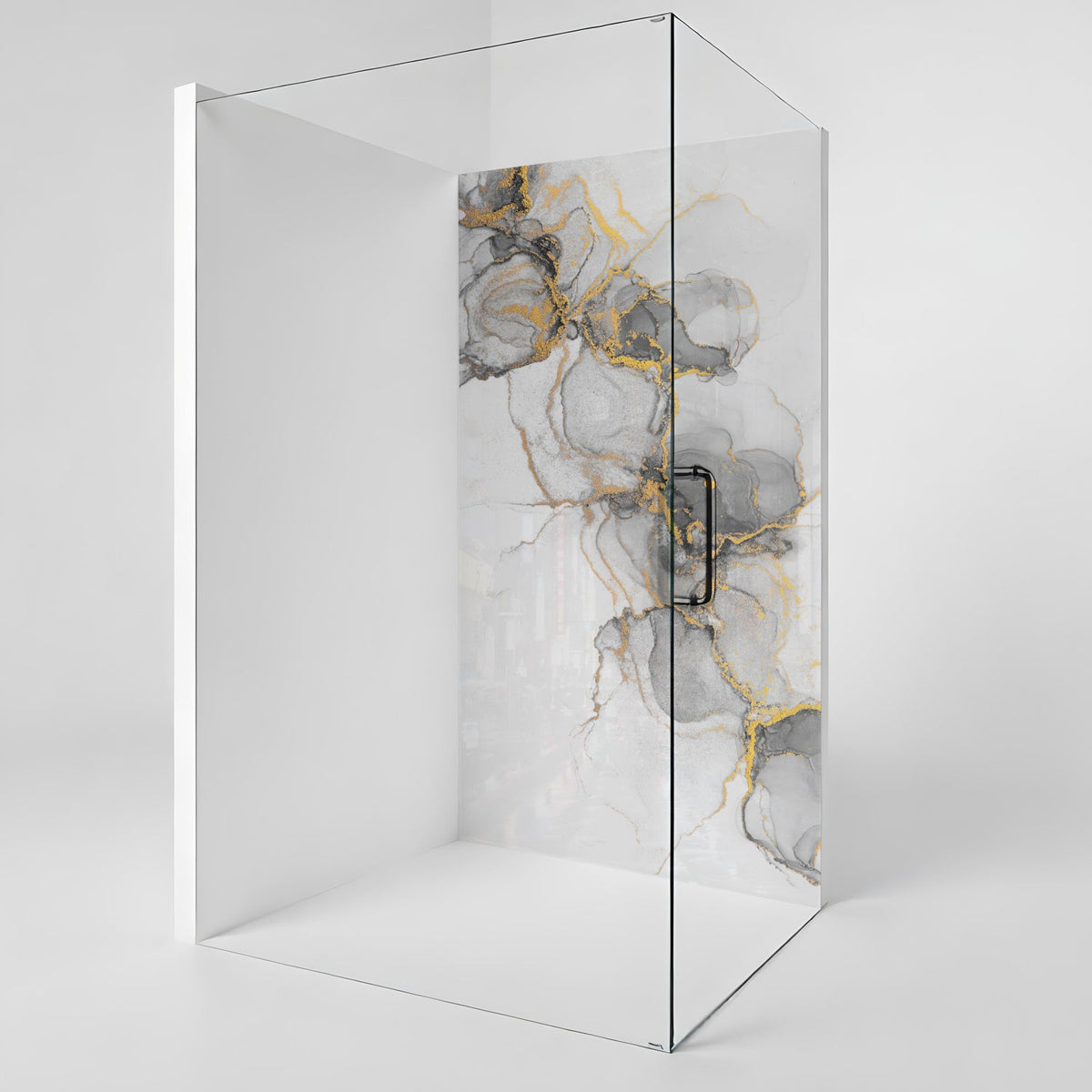 Duschrückwand Marmoroptik