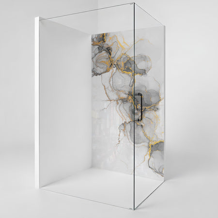 Duschrückwand Marmoroptik