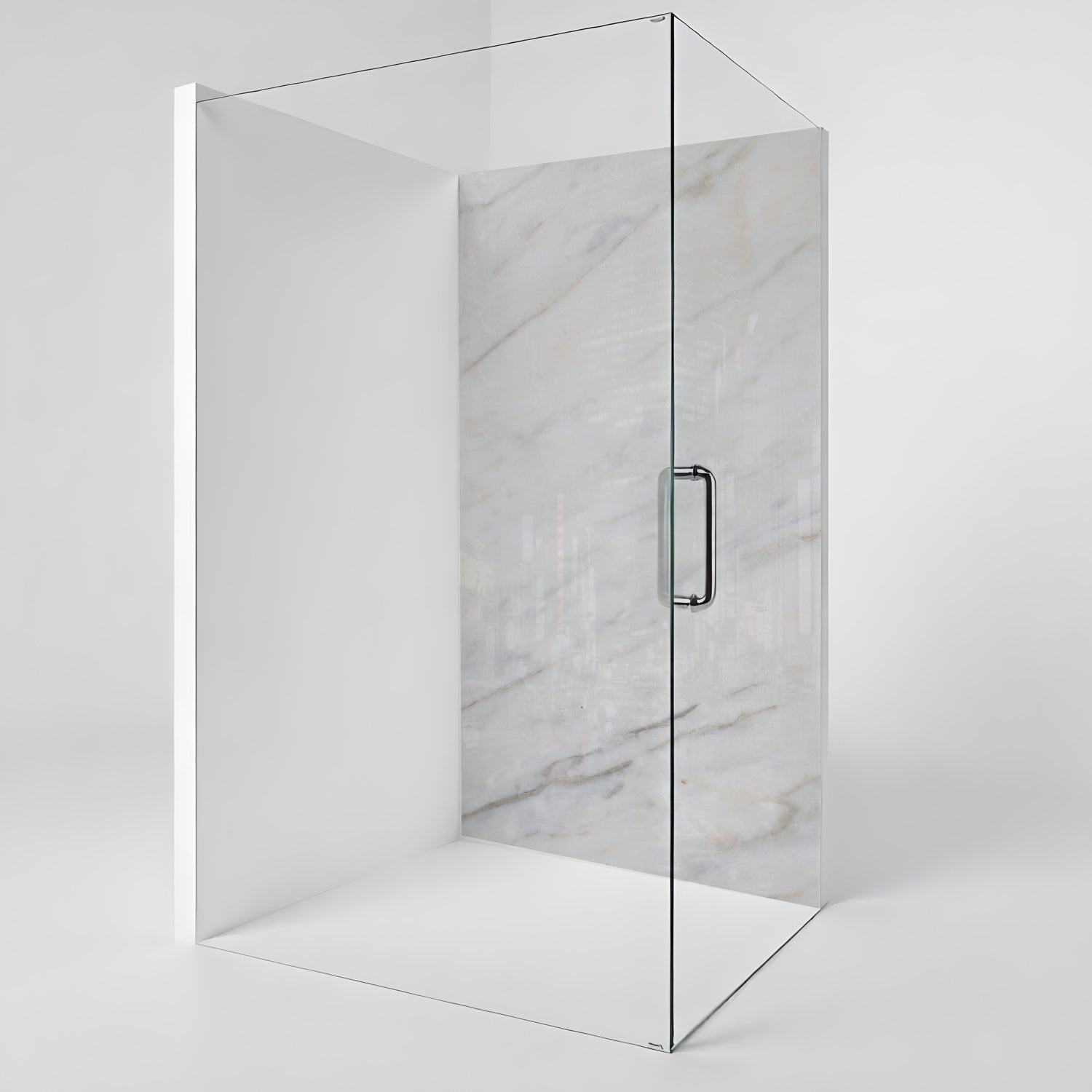 Duschrückwand Marmoroptik