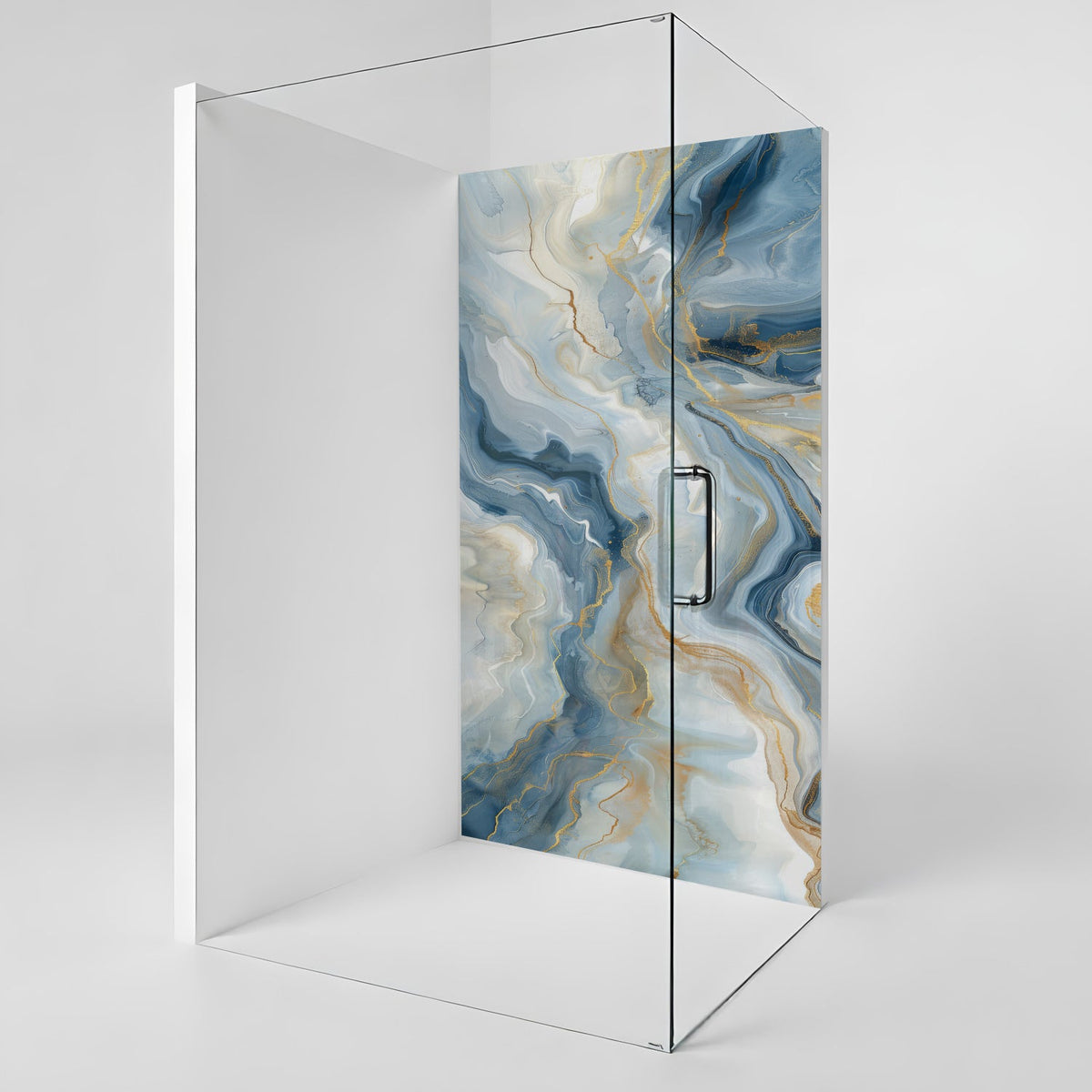 Duschrückwand Marmoroptik