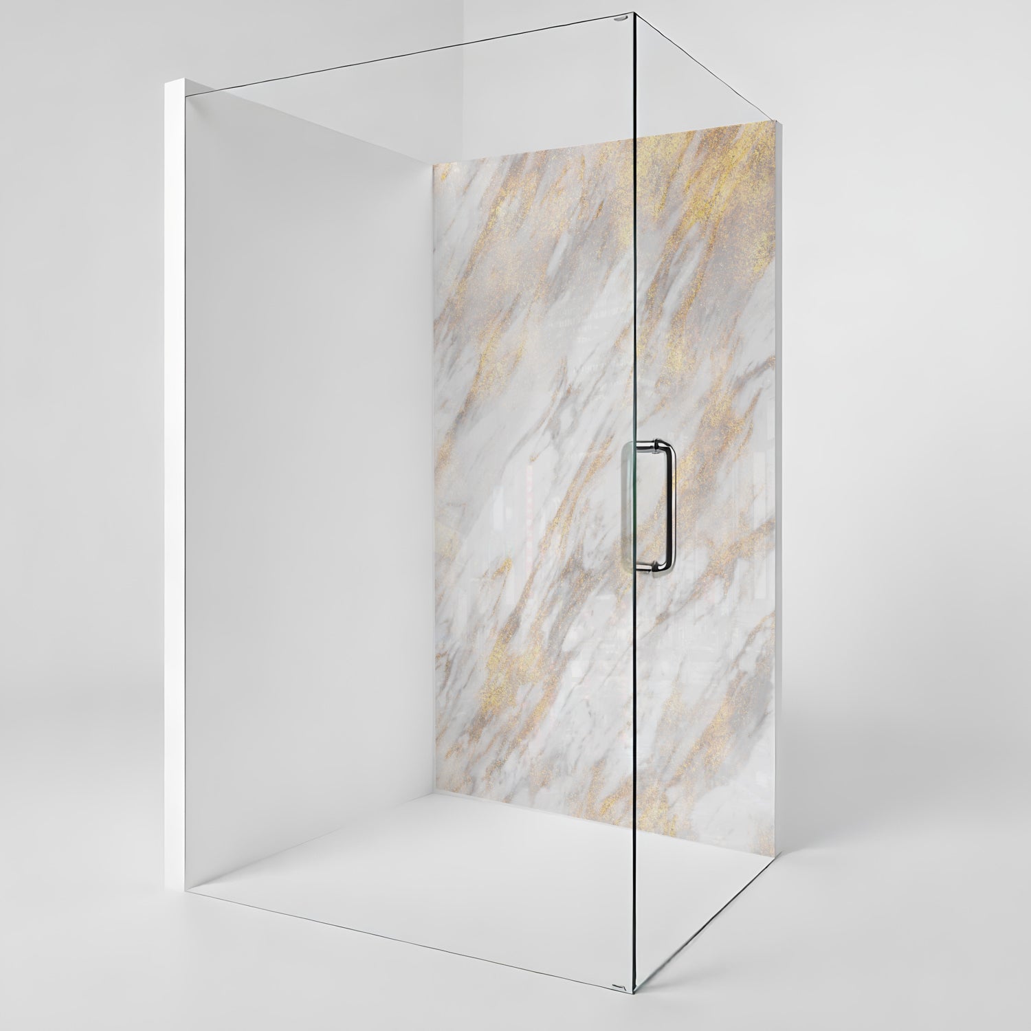 Duschrückwand Marmoroptik