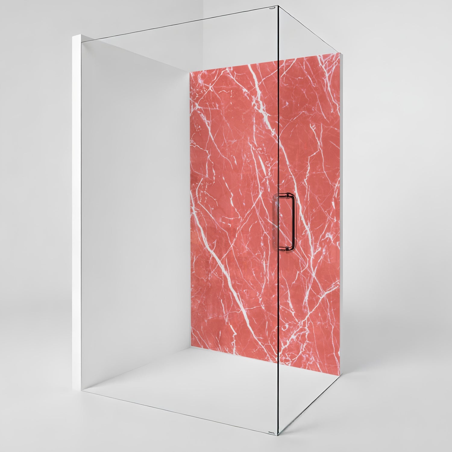 Duschrückwand Marmoroptik