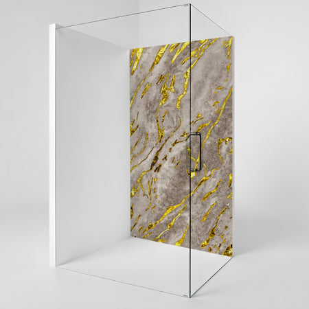 Duschrückwand Marmoroptik