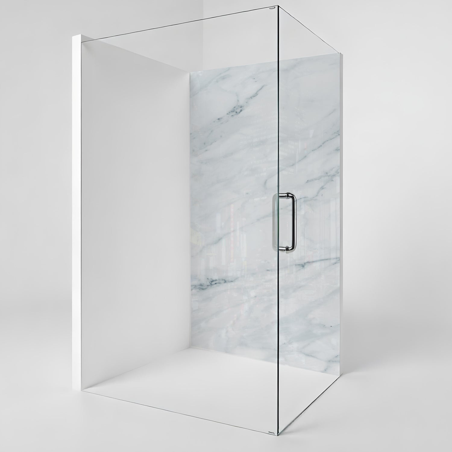 Duschrückwand Marmoroptik