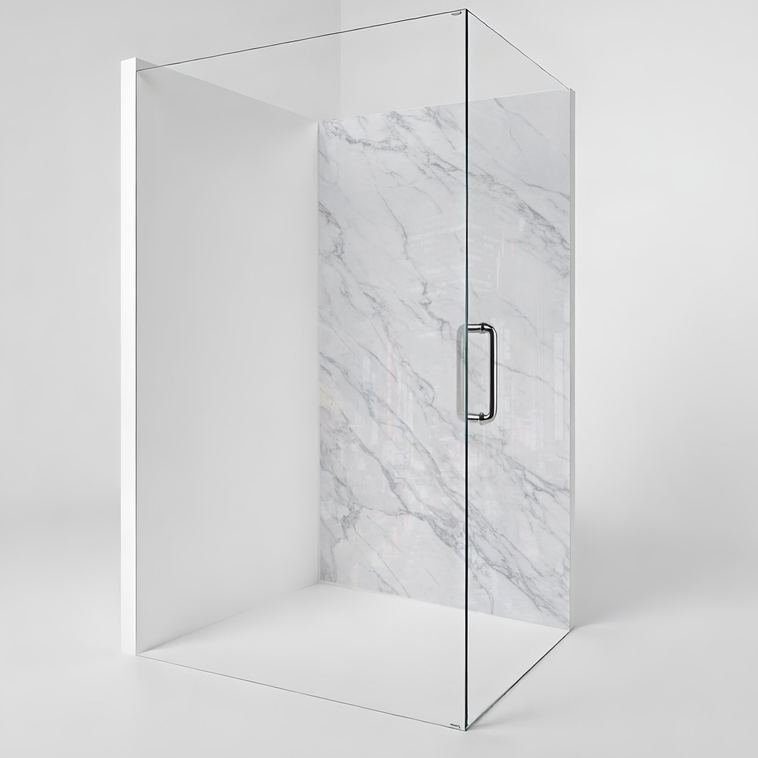 Duschrückwand Marmoroptik