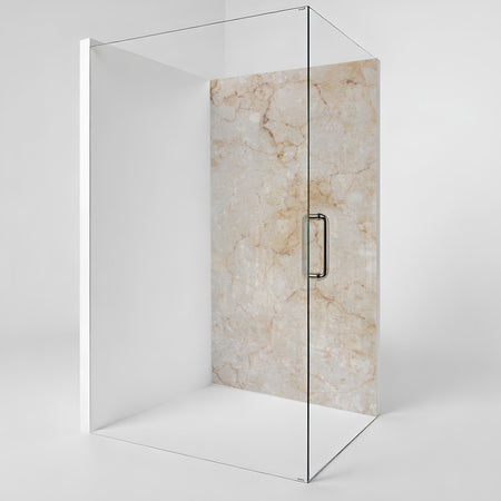 Duschrückwand Marmoroptik